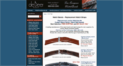 Desktop Screenshot of debeerwatchbands.com